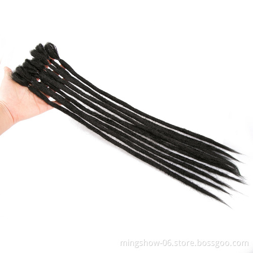 Soft Dreadlocks Crochet Braids Jumbo Dread Hairstyle Ombre Color Synthetic Faux Locs Braiding Hair Extensions